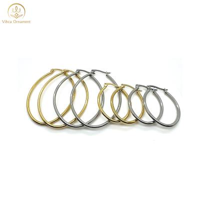 China Custom Stainless Steel Olive Design Earring Wholesale Newest Fashion TRENDY Design for sale