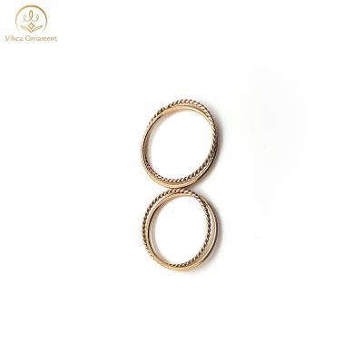 China TRENDY Fashion Stainless Japanese And Korean 18k Gold Plated Cheap Stainless Steel Rings for sale