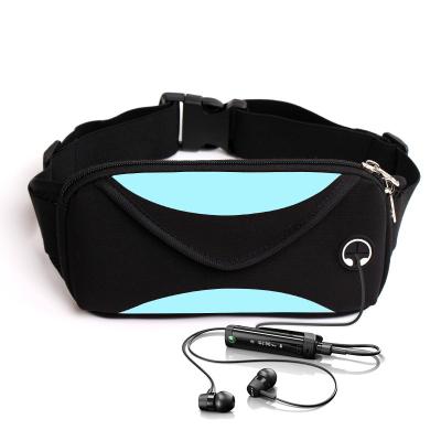 China Water Proof Belt Waist Packs Pocket Fanny Pack Bounce Free Waist Workout Running Belt Sports Waist Pack For Women Men for sale