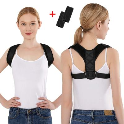 China Adjustable Posture Shoulder Back Corrector With Armpit Pads Under Back Straightener Pain Relief Clothing Clavicle Support for sale