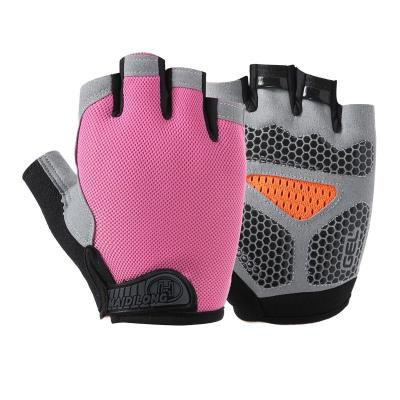 China Breathable Outdoor Gel Padded Half Finger Cycling Gloves for sale