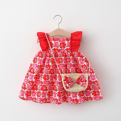 China Breathable Summer Toddler Baby Clothes Newborn Princess Girl Birthday Dress Infant Baby Beach Dresses for sale