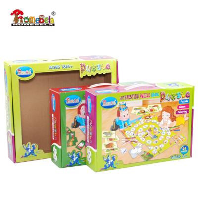 China Handmade DIY Toys Handmade Paper Corrugated Box Kids Packaging Items for sale