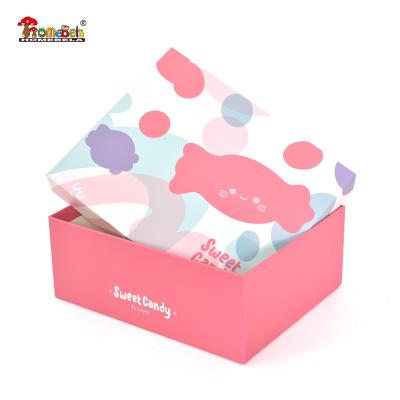 China Recycled Materials 2021 Customized Candy Party Box Packaging Box Gift Box With Lids for sale