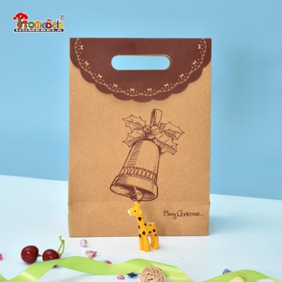 China Highly customized logo printed narrow paper bag recyclable flip packing standup kraft paper bag packaging paper bag for sale