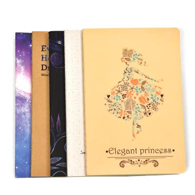 China 2021 Custom Printed Craft Paper Notebook Paper Color Notebook Manufacturer for sale