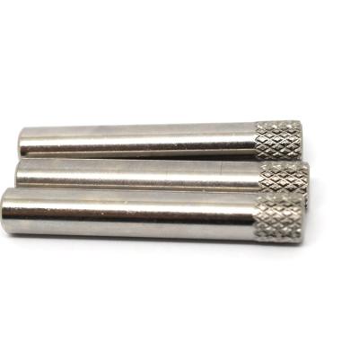 China High Quality Automatic Knurled Finger Aluminum Pin Cnc Lathe Machining Parts Of Stainless Steel for sale