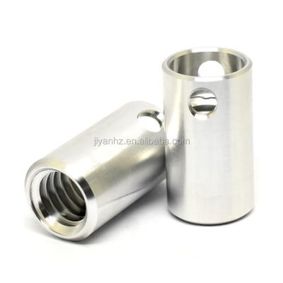 China Home Appliance Equipment Aluminum Rods Parts Internal Threaded Custom Machining CNC To Turn Aluminum Parts for sale