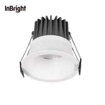 China Grare Beam 5w 10w 18w commercial anti glare anti glare recessed downlight for hotel dimmable led spot light for sale