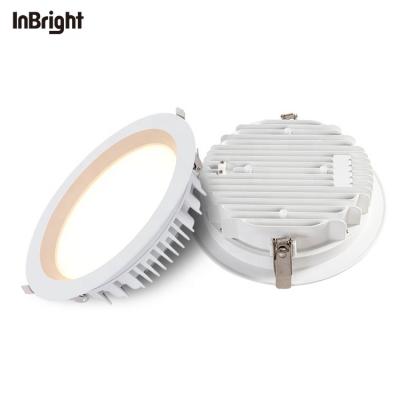 China Modern indoor commercial CE Rohs 12 watt 6000k smd recessed ceiling dimming smart led downlight restaurant spot led lights downlight for sale