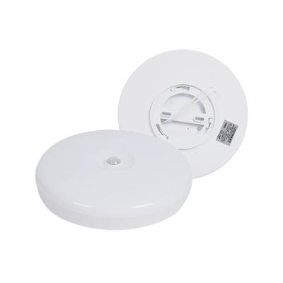 China Suspended High Quality Plastic Body 12W 18W 24W 2835 Ceiling Mounted Sensor Induction Led Ceiling emergency Light for sale