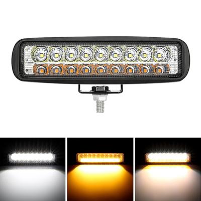 China HOT SALE 12V 24V 54W Led Car Headlight Work Light ATV SUV Trucks Off Road Auto Parts Off Road Led Light Bar 37*150*40mm for sale