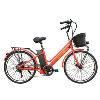 China New Retro Style 26inch 36V 250W High Carbon Steel Portable Electric Bike Electric Bikes For Adult Motorcycle Electric Bike Batteries for sale