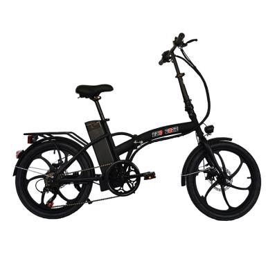 China 2019 factory made steel folding electric bicycle 20 inch for sale