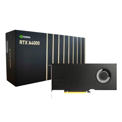 China Brand New Workstation Rumax GPU High Performance PCI Express RTX A4000 16G Discrete Graphics Card for sale