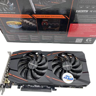 China Rumax Gaming Graphics Card AMD New Radeon RX 580 GIGAOCTET RX580 8G for sale