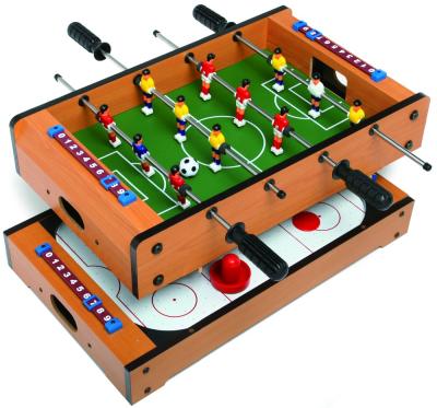 China Play 2 in 1 Table Sports Football and Air Hockey Game Set for sale