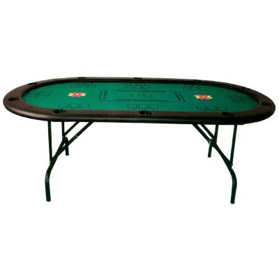 China Wooden 10 Game Seat Texas Hold'em Folding They Poker Table With Low Price for sale