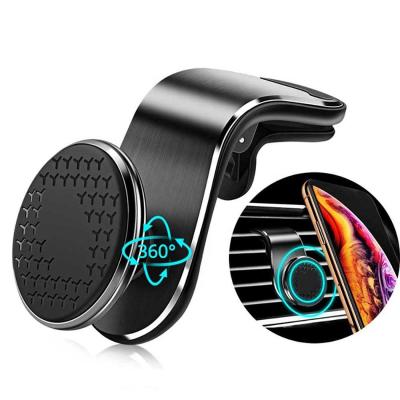 China N38 F19 Strong Magnetic Universal Car Phone Holder 360 Degree Rotatable Air Vent Magnet Mount Mobile Phone Holder for iPhone Huawei P30 Samsung for sale