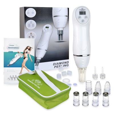 China Factory Home Acne Treatment OEM Diamond Peeling Blackhead Remover And Beauty Salon Use Electric Vacuum Pore Remover Blackhead Remover for sale