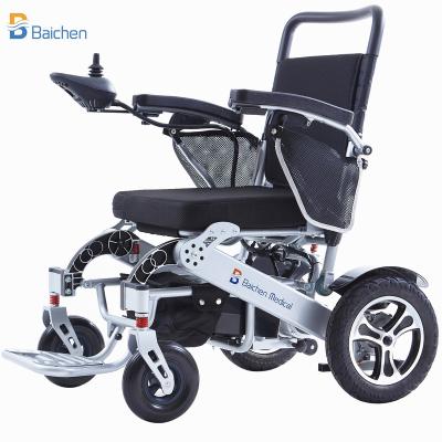 China Aluminum Alloy Amazon Top Rated Lightweight Remote Control Wheelchair Folding Or Reclining Electric Wheelchair For Disbaled for sale