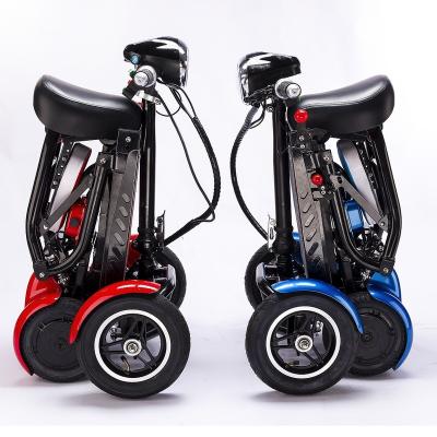 China Electric Mobility Scooter Tricycle Passenger Travel Scooter Price Folding Passenger 300W Sine Wave Motor 251 - 350W 94*56*47cm 120kg for sale