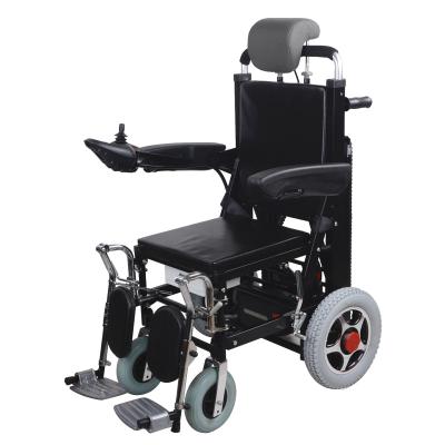 China 2021 Hot Selling High Strength Iron Aluminum Alloy Folding Electric Power Wheelchair Climbing Stairs Wheelchair for sale