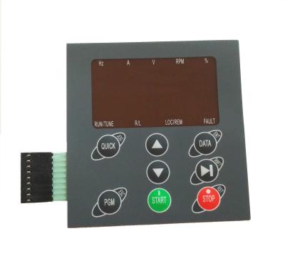 China Matte PET F150 Poly Dome Foil Keypad , 3M Adhesive Embossing Membrane Switch for sale