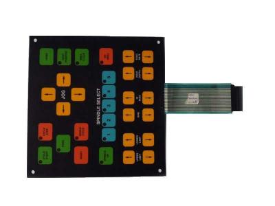 China Silk Screen Printing Foil Keypad Switch , Graphic Overlay Membrane Switch for sale