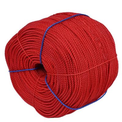 China Marine Factory Direct 8/12 Strand Tow Polyester PP High Tensile PE Braided Rope For Mooring Line PP Nylon Rope for sale