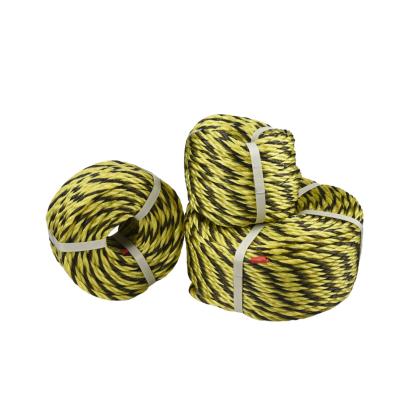 China Marine Wholesale 3 Strand Twisted PP Plastic Bundling Rope China for sale