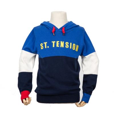 China Highly Cost Effective Breathable Long Sleeve Boy's Knitted Sweatshirts Children Hoodies With Embroidery for sale