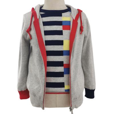 China Wholesale 95% OEM ODM Cotton 5% Cashmere Kids Zipper Hoodies Breathable Hot Selling Simple Hot Selling Custom Sweatshirts for sale