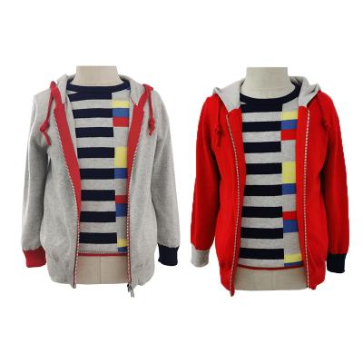 China Wholesale New Girls Autumn 2021 Cotton Breathable Cashmere Blended Cardigan Hoodie Sweaters With Zipper for sale