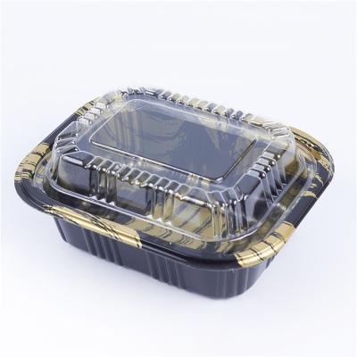 China Disposable Plastic Japanese SM-805 Dishes Packing Sushi Food Trays Ops Makers for sale