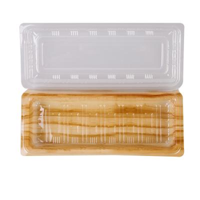 China Seafood/meat/vegetable/disposable clear plastic container blister fruit packaging wholesale fruit cake SAMMA-7701MLB for sale