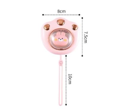 China Practical Rechargeable Outdoor Heater Pocket Mini Cartoon Electric Heater Warmer 1200mAh Winter Mini Hand Warmer USB for sale