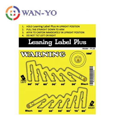 China Barcode Shipping Tilt Indicator - No More Label Leaning To Protect Cargo for sale