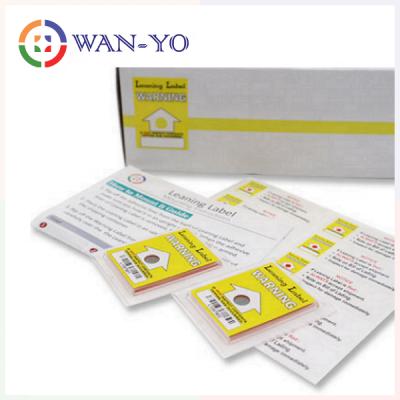 China Barcode Leaning Label - Tiltwatcher Sticker Label to Discourage Mishanding by WAN-YO for sale