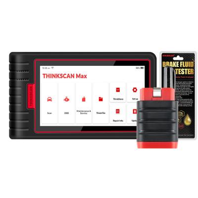 China OBD II Protocol THINKCAR ThinkScan Max Full System DiagnosticTools OBD2 Scanner 28 Active Test Reset ECU Coding PK CRP909 ThinkTool Mini for sale