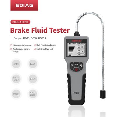 China ALL AUTO Cars Brake Fluid Tester DOT 3/4/5.1 LED Display Water Content Detector Sports Car Motorcycle BF200 Oil Quality Test Tools for sale