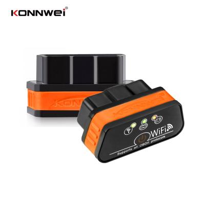 China ALL 12V Cars 2022 KONNWEI KW901 WIFI OBD2 Mini Tester Wireless Fault Tool Automotivo Engine Diagnostic Code Reader for ELM327 for sale