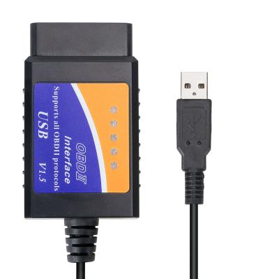 China ALL Cars ELM327 V1.5 PIC25K80 USB OBD2 Scanner Super Mini BT/Wifi Cable Coder Reader For PC/Android/IOS Auto Diagnostic Tool for sale