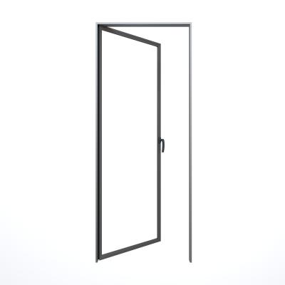 China China Best Selling Modern Bathroom Stainless Steel Opener Wholesale Minimal Narrow Aluminum Swing Door for sale