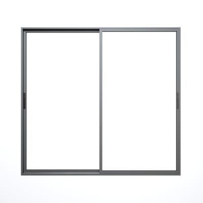 China China factory good quality style custom waterproof simple heavy aluminum system big glass sliding door for sale