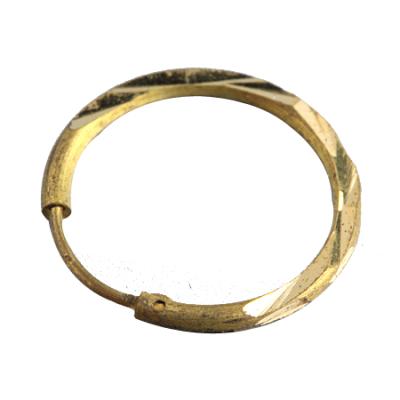 China CLASSIC brass earring circles jewelry accessory - loose brass metal ring earring for women and girl for sale