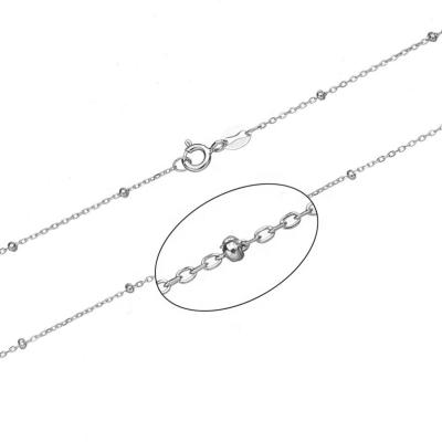 China FASHIONABLE New Design Jewelry Fashion Design Engraved 925 Sterling Silver Necklace Chains for sale