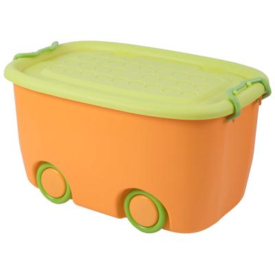 China Sustainable Cute Storage Box With Lid , Stackable Organizers Storage Box Plastic for sale