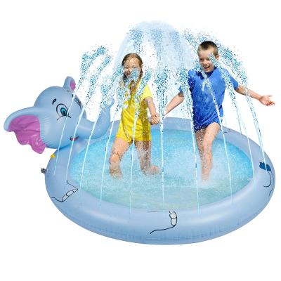 China Outdoor Watersports Play Splash Pad , Elephant Water Sprinkler Kids Pool Inflatable Kiddie Pool for sale