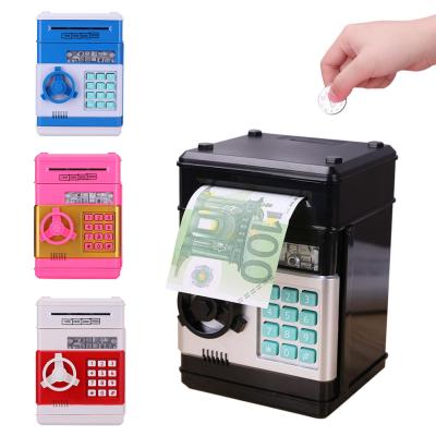 China Automatic ATM Password Piggy Bank Money Saving Box For Kids, Custom Kids Password Automic Piggy Bank for sale